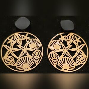 Starfish and Shell Earrings